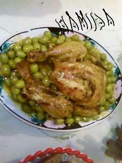 صورة لوصفة دجاج محمر بالزيتون