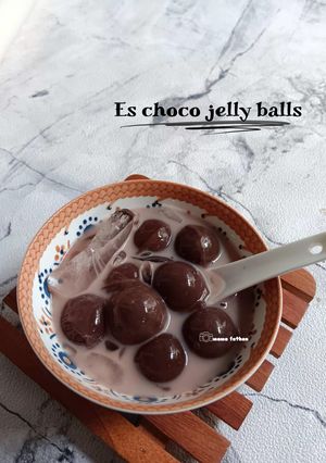 Foto resep Es choco jelly ball