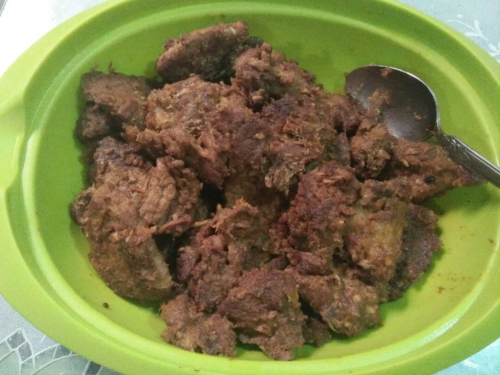 Cara Gampang Membuat Rendang kering pedas praktis Anti Gagal