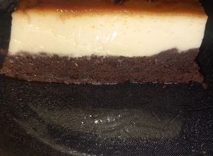 Una foto de Chocoflan