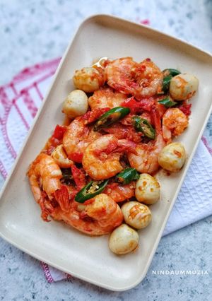 Foto resep Sambal Goreng Udang Telur Puyuh