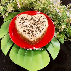 A picture of Dalgona Coffee Cake.