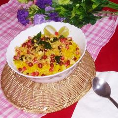 A picture of Steamed Poha.