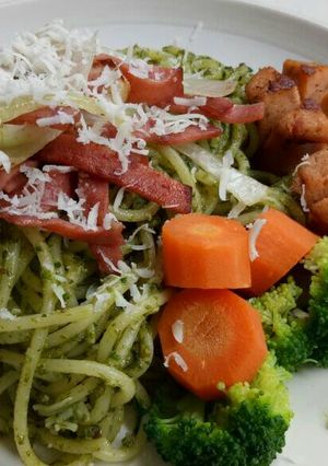 Foto resep Spaghetti Pesto