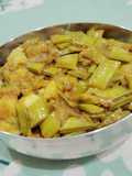 Kachi curry Gavar (cluster beans)