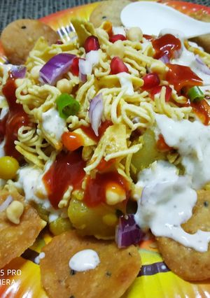 পাপড়ি চাট (papri chat recipe in Bengali) রেসিপির প্রধান ছবি