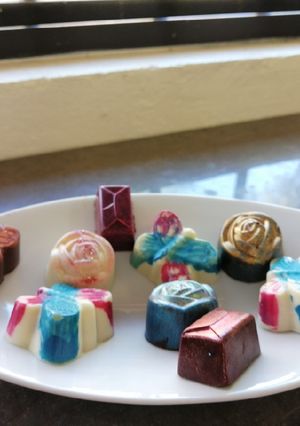 Una foto de Bombones de chocolate