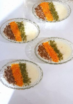 عکسی از دستور شیر برنج نارگیلی