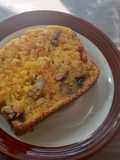 Budín de zanahorias con chocolate y nueces