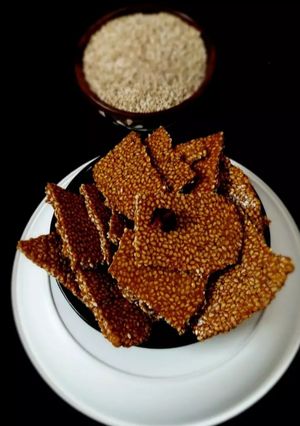 A picture of Sesame Seeds Chikki.