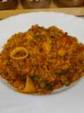 Rice with Squid and Jumbo Shrimp