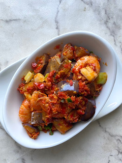 Foto resep 13. Sambal Terong Udang