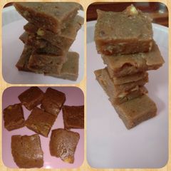 A picture of Dates banana halwa.