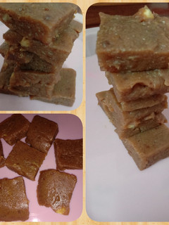 A picture of Dates banana halwa.