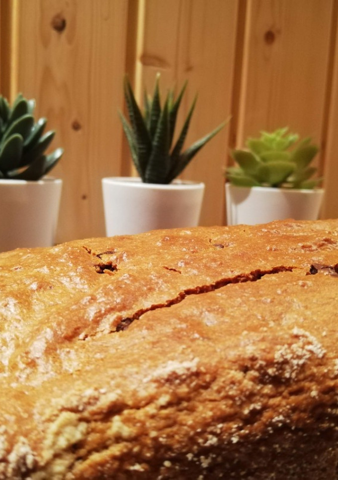 Una foto de Bizcocho de yogur y avena