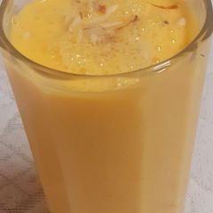 A picture of Mango milk shake.