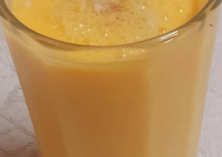 Recipe of Homemade Mango milk shake