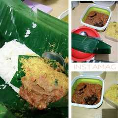 รูปของ Bali daging ala nasi bungkus