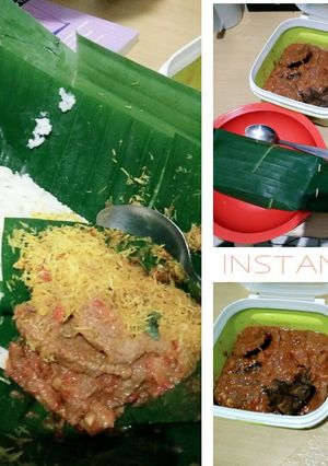 Foto resep Bali daging ala nasi bungkus