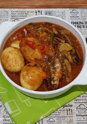 Foto resep Telur sarden pedas manis