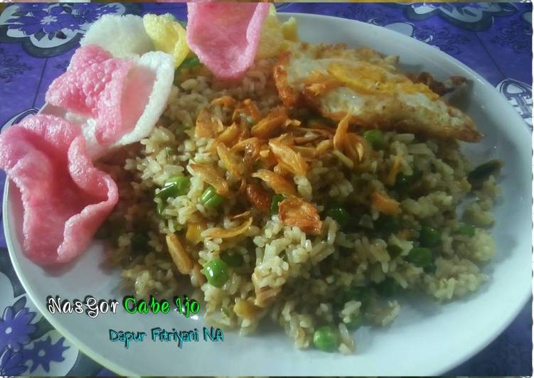 🌿🍚 Nasgor Cabe Ijo ala Dapur Fitri 🍚🌿