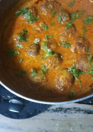 A picture of Malai kofta.