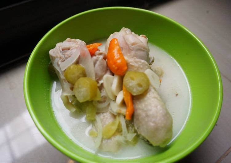 Resep Garang Asem Ayam (Rebus), Bisa Manjain Lidah