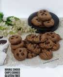 Double Choco Chips Cookies Gluten Free