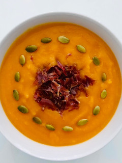 Una foto de Puré de calabaza