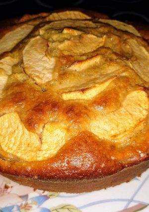 Una foto de Torta de manzanas