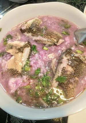 Hình của món Canh Khoai Mỡ Nấu Với Cá Rô.