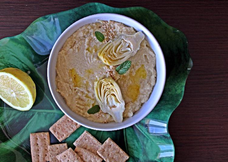 Hummus de alcachofa