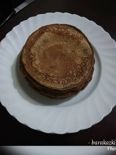 A picture of Chocolate pancakes.