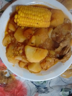 Una foto de Estofado de papas con carne