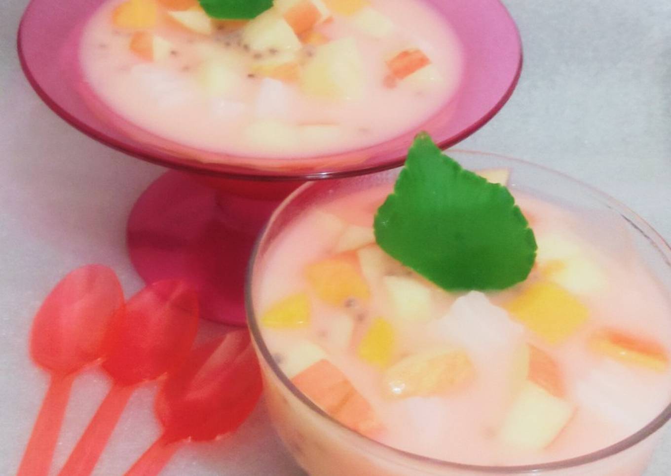 Sop buah pepaya apel