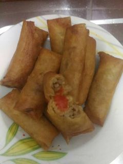 Foto resep Lumpia simple isi mie goreng campur baso