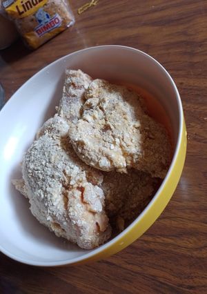 Una foto de Pollo frito estilo fried chicken