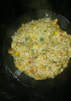 Una foto de Risotto primavera