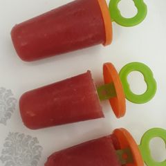 A picture of Watermelon popsicles.
