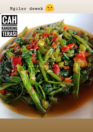 Foto resep Cah Kangkung Terasi
