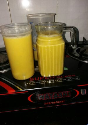 Hình của món Sữa Bí Đỏ.