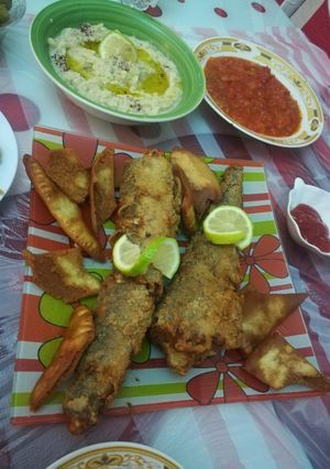 صورة لوصفة تتبيلة السمك المقلي
