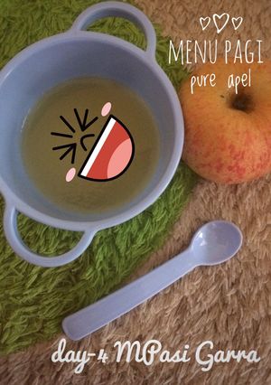 Foto resep MPasi 6+ Pure Apel