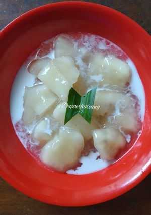 Foto resep Bubur Singkong kuah kental