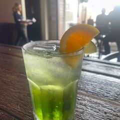 A picture of Melon Gin Rickey.