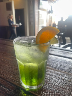 A picture of Melon Gin Rickey.