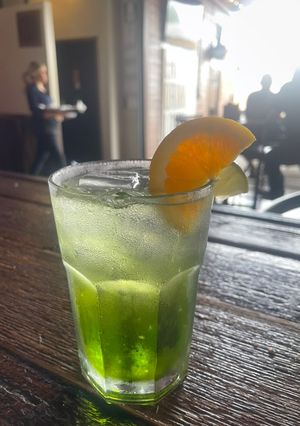 A picture of Melon Gin Rickey.
