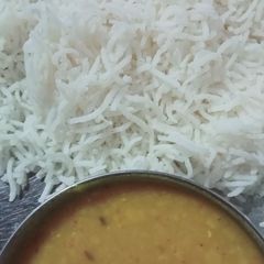 A picture of White rice.