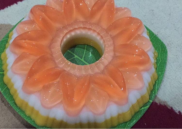 Puding Lapis Mangga