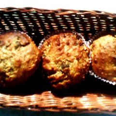 A picture of Fluffy Flax-seed Muffins.